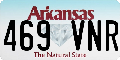 AR license plate 469VNR