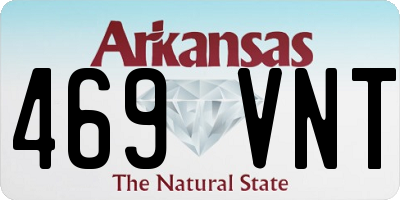 AR license plate 469VNT