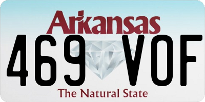 AR license plate 469VOF