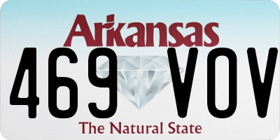 AR license plate 469VOV