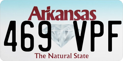 AR license plate 469VPF