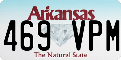 AR license plate 469VPM