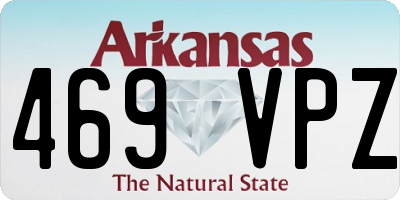AR license plate 469VPZ