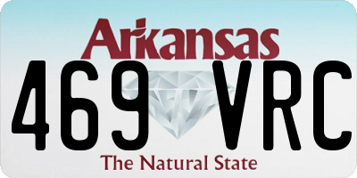 AR license plate 469VRC