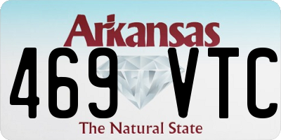 AR license plate 469VTC