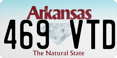 AR license plate 469VTD