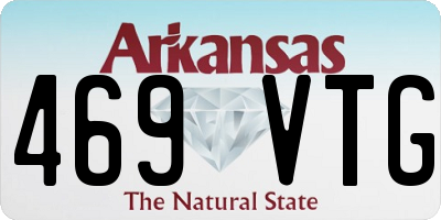 AR license plate 469VTG