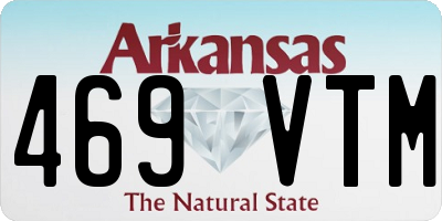 AR license plate 469VTM