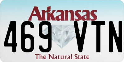 AR license plate 469VTN