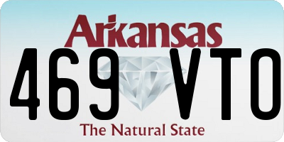 AR license plate 469VTO