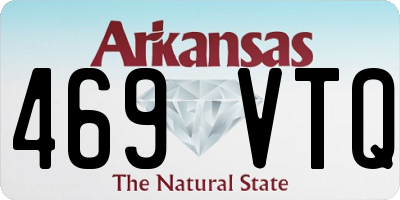 AR license plate 469VTQ