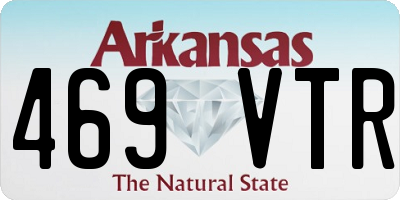 AR license plate 469VTR