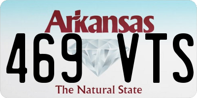 AR license plate 469VTS