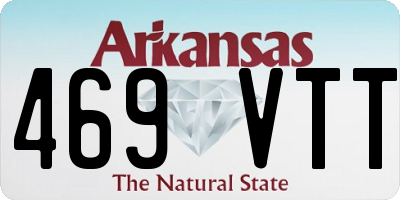 AR license plate 469VTT