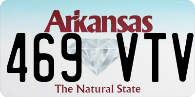 AR license plate 469VTV