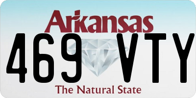AR license plate 469VTY