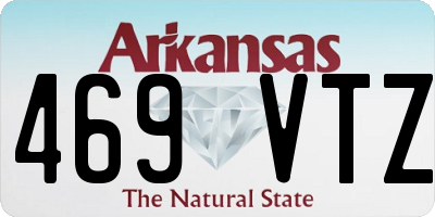 AR license plate 469VTZ