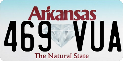 AR license plate 469VUA