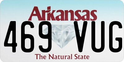 AR license plate 469VUG