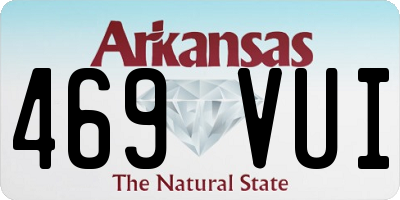 AR license plate 469VUI