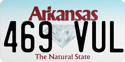 AR license plate 469VUL