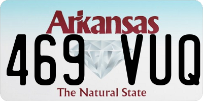 AR license plate 469VUQ