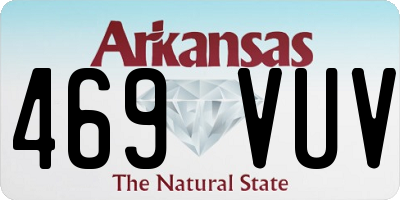 AR license plate 469VUV