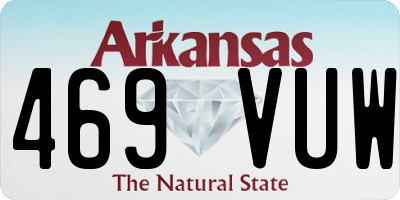 AR license plate 469VUW