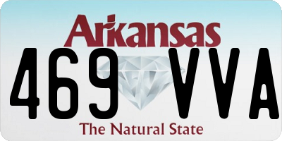 AR license plate 469VVA
