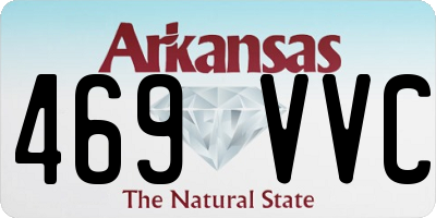 AR license plate 469VVC