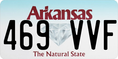 AR license plate 469VVF