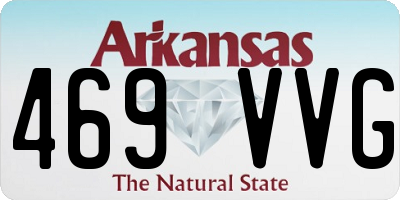 AR license plate 469VVG