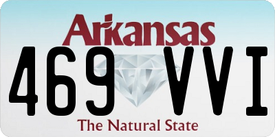 AR license plate 469VVI