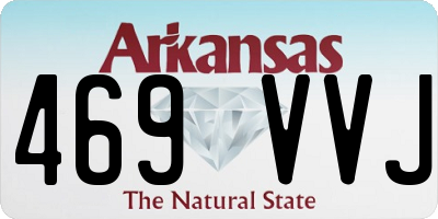 AR license plate 469VVJ