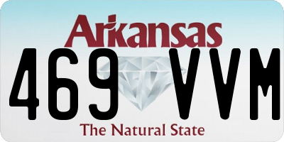 AR license plate 469VVM