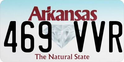 AR license plate 469VVR