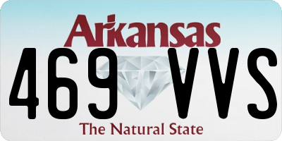 AR license plate 469VVS