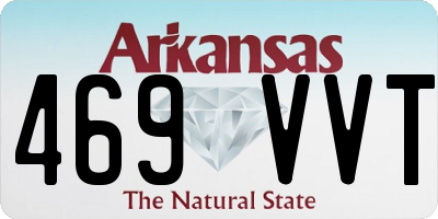 AR license plate 469VVT
