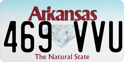 AR license plate 469VVU