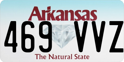 AR license plate 469VVZ