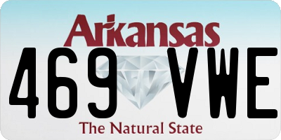 AR license plate 469VWE