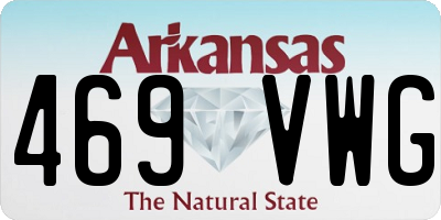 AR license plate 469VWG