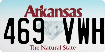 AR license plate 469VWH