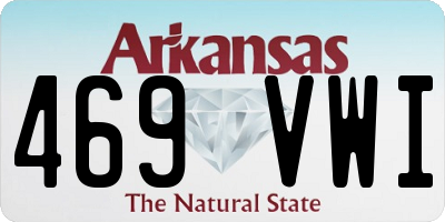 AR license plate 469VWI