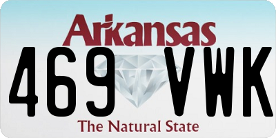 AR license plate 469VWK