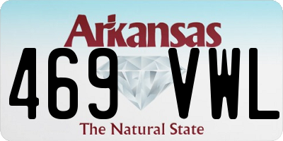 AR license plate 469VWL