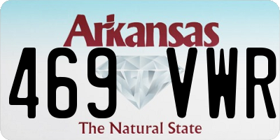 AR license plate 469VWR