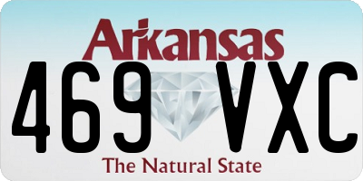 AR license plate 469VXC