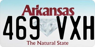 AR license plate 469VXH