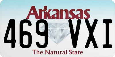 AR license plate 469VXI